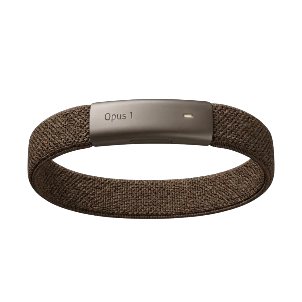 nagome Opus 1 bracelet, version 2 in earth brown